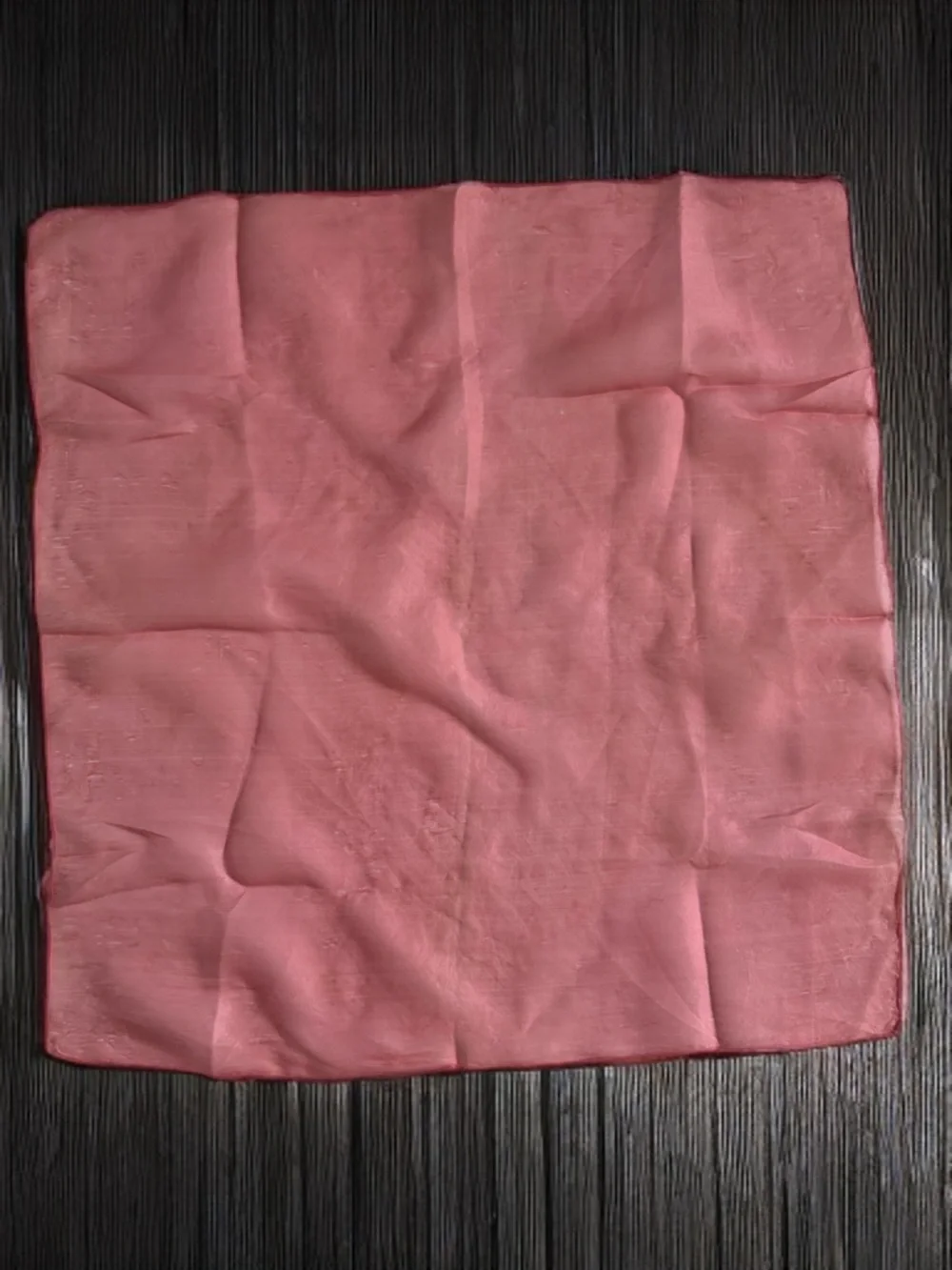 Vintage Sheer Pink Silk Scarf